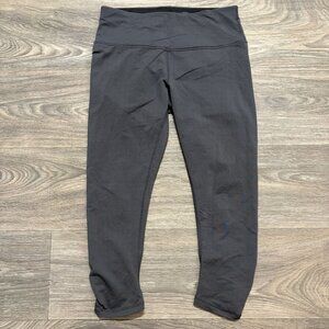 PrAna Misty Yoga Leggings Medium High Waisted Stretch Gray Small Waist Pocket